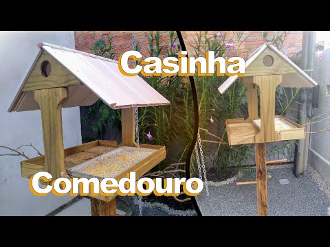 Vídeo: Como Fazer Um Comedouro Para Pássaros De Madeira