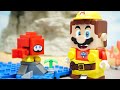 Lego super mario stopmotion cookingboiled crab with lego crabgoomba