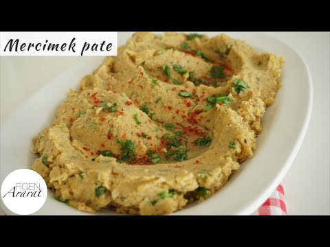 Mercimekten şip şak hazırlanacak müthiş lezzet! Mercimek pate(ezme) / Figen Ararat