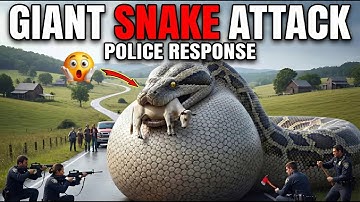 Courageous Rescue Team Fights Giant Python to Save Innocent Cow 🐍