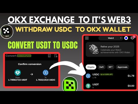 How to Convert USDT to USDC on OKX & Send to Web3 Wallet