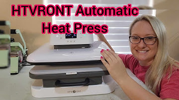 HTVRONT Automatic Heat Press Unboxing and Setup | This Press is AMAZING!