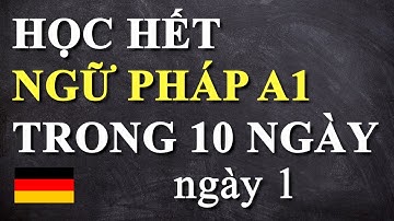 Học Hết Ngữ Pháp A1 Trong 10 Ngày | Ngày 1