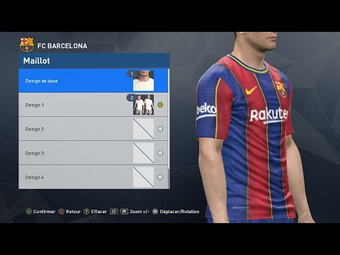 طريقة صنع قميص برشلونة الجديد موسم 2020-2021 | How to Make FC Barcelona kits 2020-2021