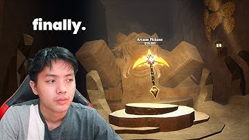 I Finally Got ARCANE PICKAXE After 15 Hours Grinding in The Forge...