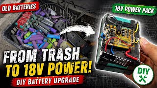 Turn Old 18650 Batteries into a Powerful 18V Pack! 🔋 DIY Upgrade