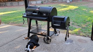 How to Season a New Offset Smoker - Char-Griller Grand Champ XD