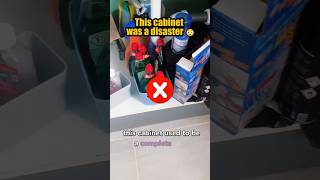 This Cabinet Was a Disaster 😳 | Under Sink Organizer