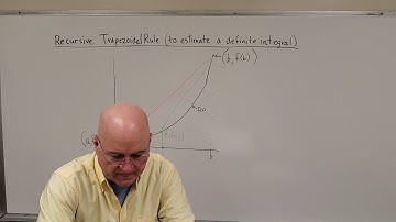 Numerical Analysis - (a) Recursive Trapezoidal Rule with Pseudocode