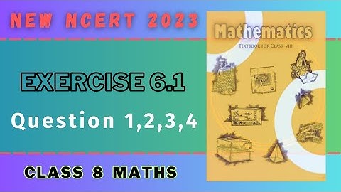 Class-8 Ex-6.1,Q1 to Q4 (Cube and Cube Roots ) Chapter 6 Maths, New CBSE NCERT Book 2023-24