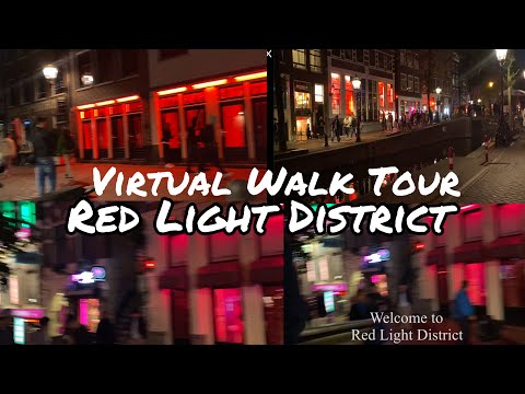 Amsterdam Red Light District Virtual Walk 4k HDR