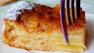 THE RICHEST AND EASIEST DESSERT, IN 5 MINUTES, WITH 5 APPLES | 🍎APPLE CAKE 9 TABLESPOONS🍏