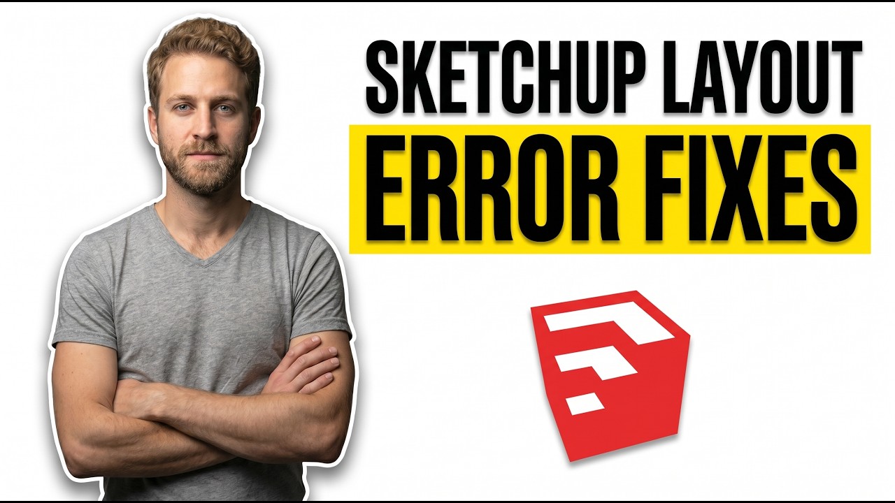 Sketchup Layout Error Fixes (Complete Troubleshooting Guide) - YouTube
