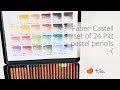 Color range in Faber-Castell's 24 set of pastel pencils