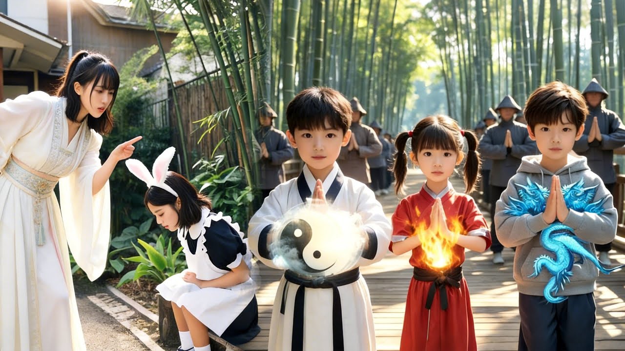 Üç kung-fu bebeği hizmetçiyi annesi olarak tanır ve CEO onu şımartmak için eve götürür!