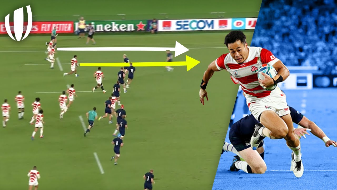 When Rugby Players use Football Skills! Grubber Kick Try Assists