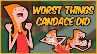 Top 5 WORST Things CANDACE Ever Did (Phineas and Ferb)