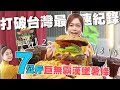 【大胃王挑戰】@xiaohui_foodie 飆破台灣大胃王最速紀錄！完食７公斤巨無霸漢堡薯條套餐｜eating challenge｜大食い｜mukbang｜먹방｜eating show