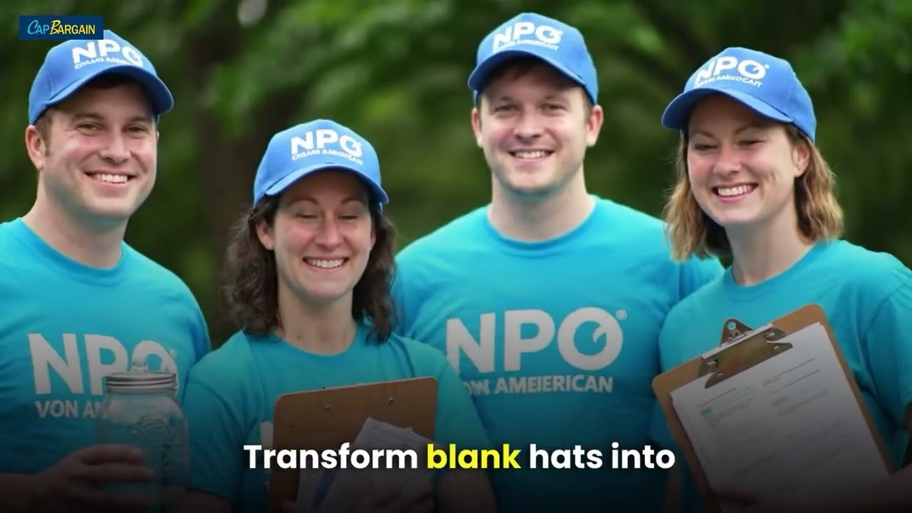 CapBargain Custom Hats For Fundraising Campaigns 