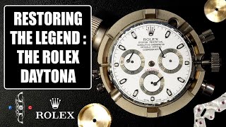 Restoring the Iconic Rolex Daytona Chronograph Watch !!! Rolex Daytona 116520 caliber 4130