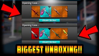 THE BIGGEST HEROIC CASE UNBOXING EVER!! [50+ CASES] (ROBLOX ASSASSIN)