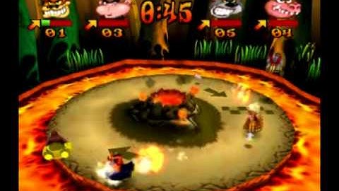 Crash Bash - Warp Room 5: Control Room - 115) Dante