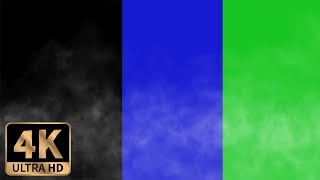 Fogg Smoke Green Screen Blue Screen Black Screen 4K