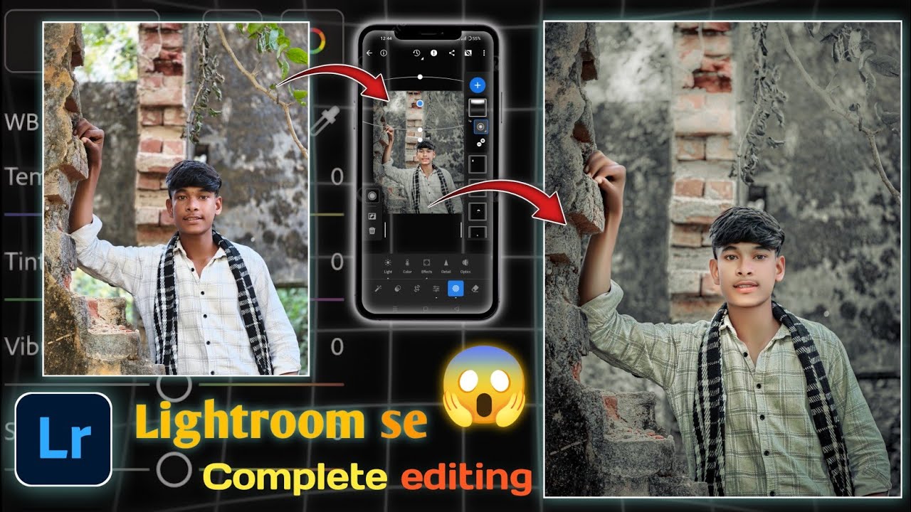 How to edit | HDR face smooth photo editing | Lightroom se one click me | photo editing...