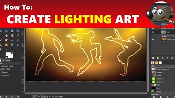 How to Create Lighting Art in GIMP (Light Painting) | Using GIMP Tutorial