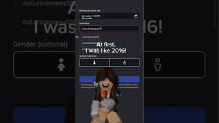 Might be the biggest regret #roblox #funnyvideos #fake #age #joke #shortsviral #idk #imcrying Wealth