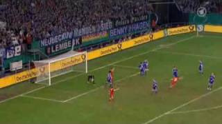 Best Arjen Robben Goal (Schalke 0-1 Bayern, DFB-Pokal semifinal 2010)