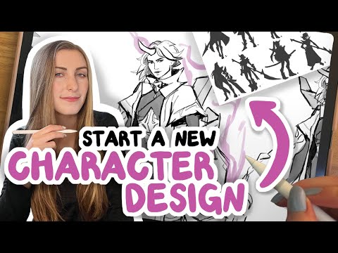 How I Start Designing a New Character | Part 1 My Character Design Process