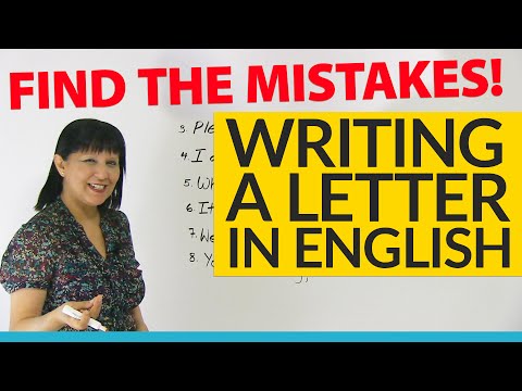 Video: How To Write An Error Letter