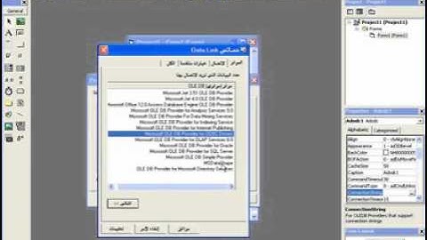 ربط قواعد البيانات بالفيجوال بيسك 6 مودي