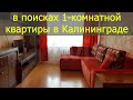 Продолжаем поиск 1-комнатной квартиры в Калининграде