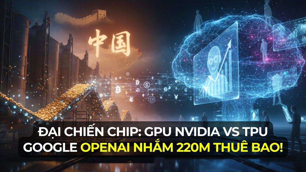 170- Đại chiến chip: GPU Nvidia vs TPU Google — OpenAI nhắm 220M thuê ...