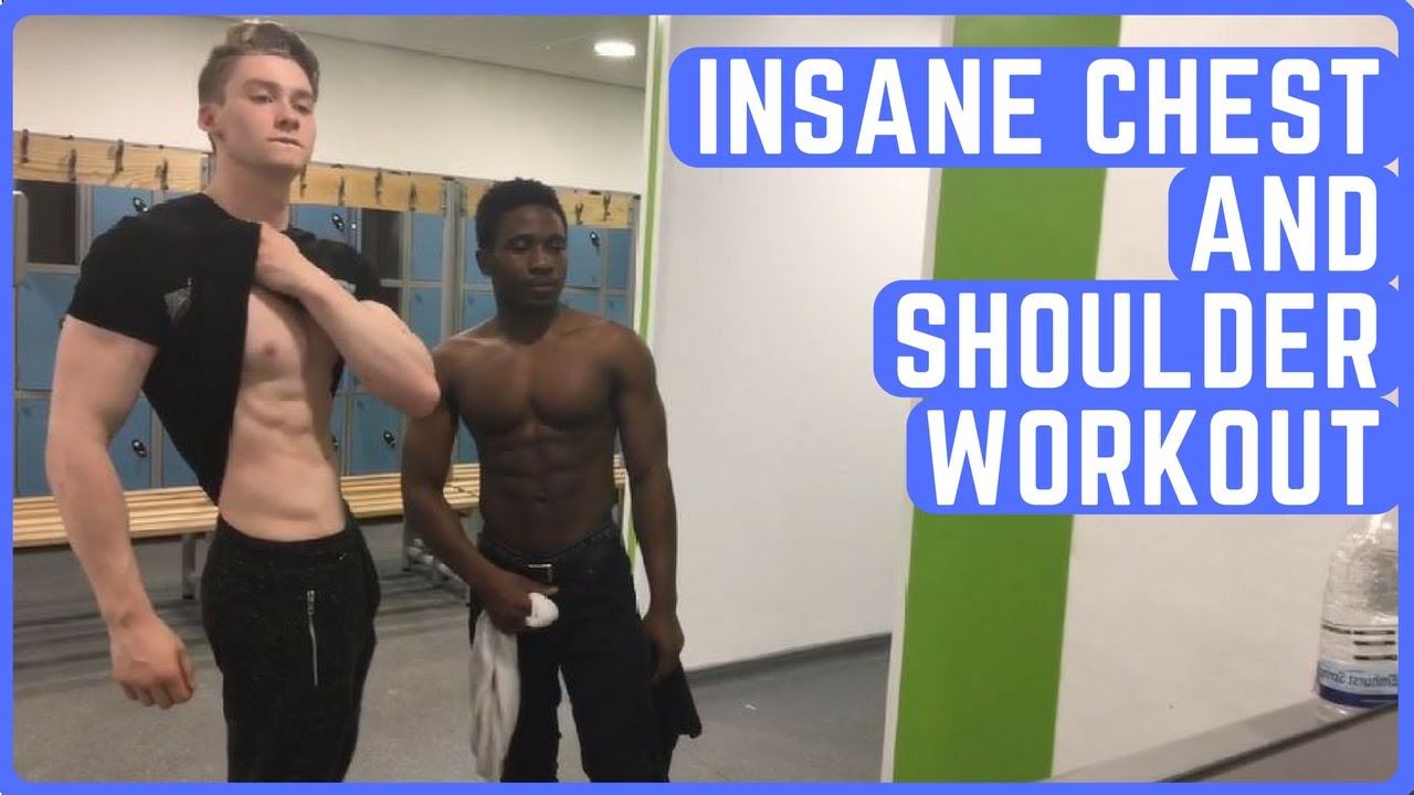 Insane Chest & Shoulder workout with Physique Bodybuilder Luke Harris