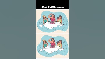 Find 3 differences #triviatricks #quiz #brainteaser #riddlejourney #riddles #shortsfeed #shorts