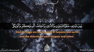 فسبحان الله حين تمسون وحين تصبحون بصوت الشيخ #محمد_صديق_المنشاوي #المصحف_المرتل سورة #الروم