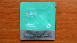 Обзор Too Cool For School Rules of pore get ready dual primer пробник корейской косметики - Видео от BBKorea.com.ua