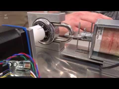 Cracking Combination Lock by Mechatronic Exploit