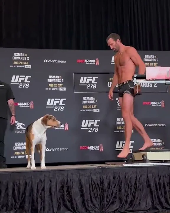Luke Rockhold was fired up after making weight ahe...