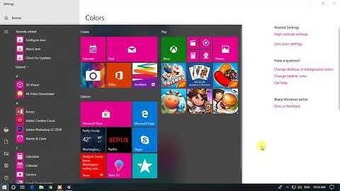 How to Change Start Screen Colors, Background, Wallpaper & Themes in Windows 10