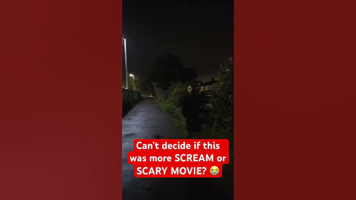 A failed Ghostface jump scare!!!! 😭 #scream #ghostface