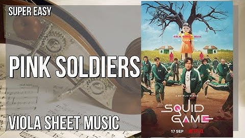 Viola Sheet Music: How to play Pink Soldiers (Squid Game) by Jung Jaeil