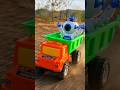 monster truck &amp; Robot speed testing #shorts #toys