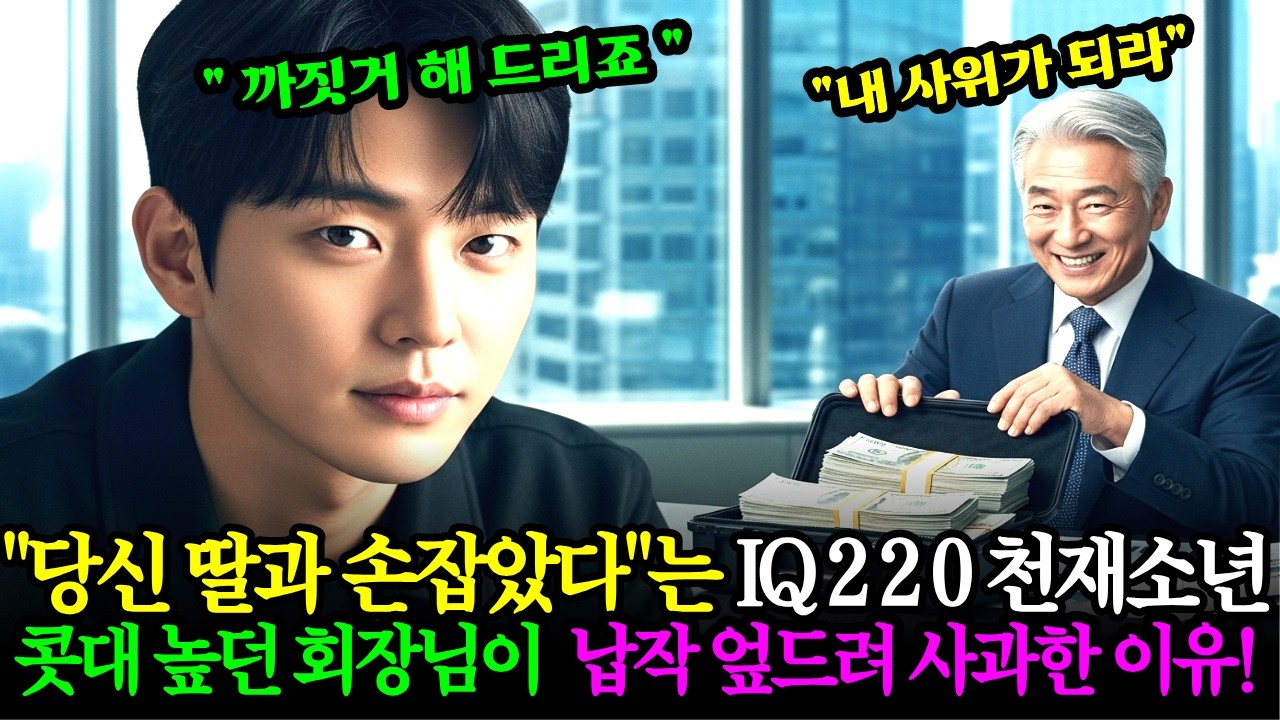 통역하는 천재소년 무시하던 회장님, 