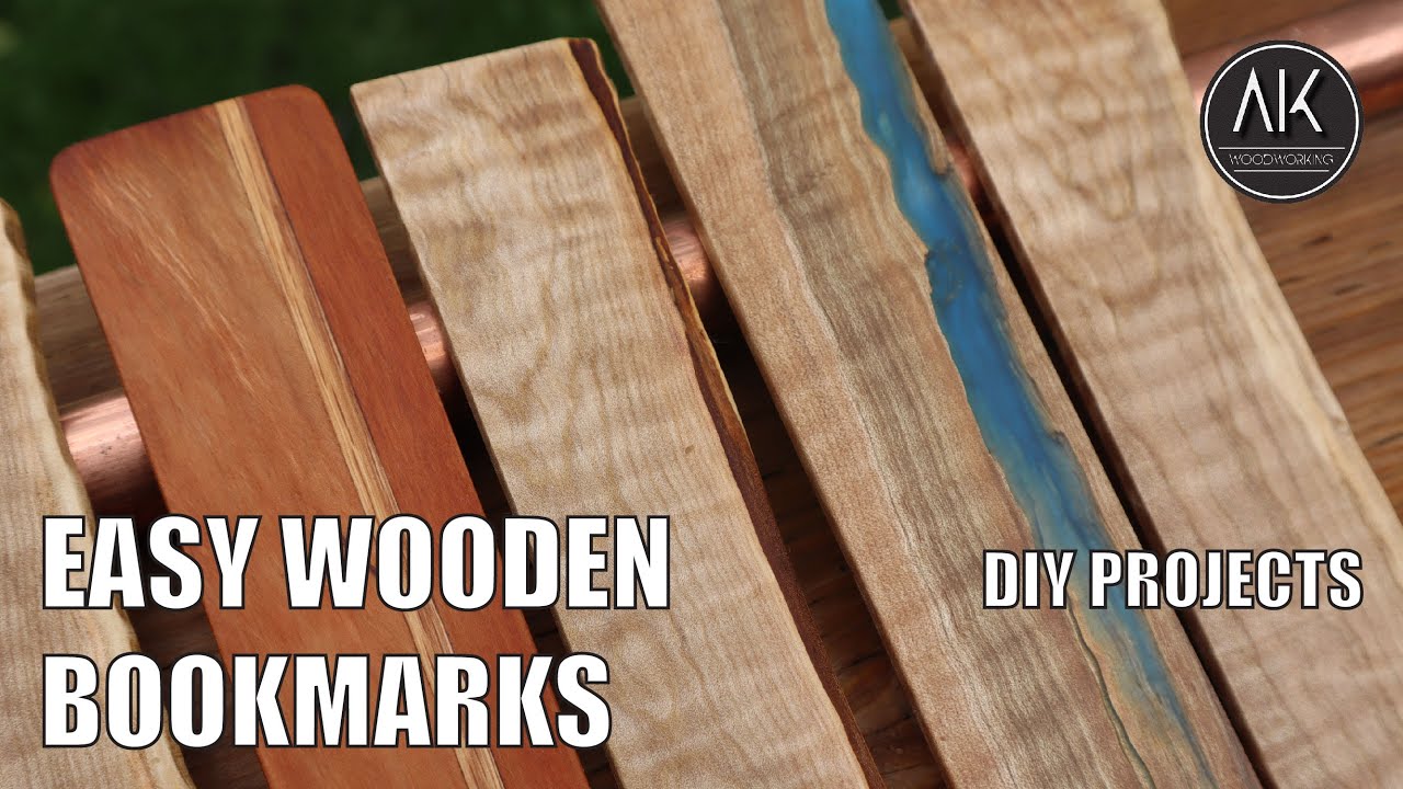Easy Wooden Bookmarks  Scrap Wood Project 