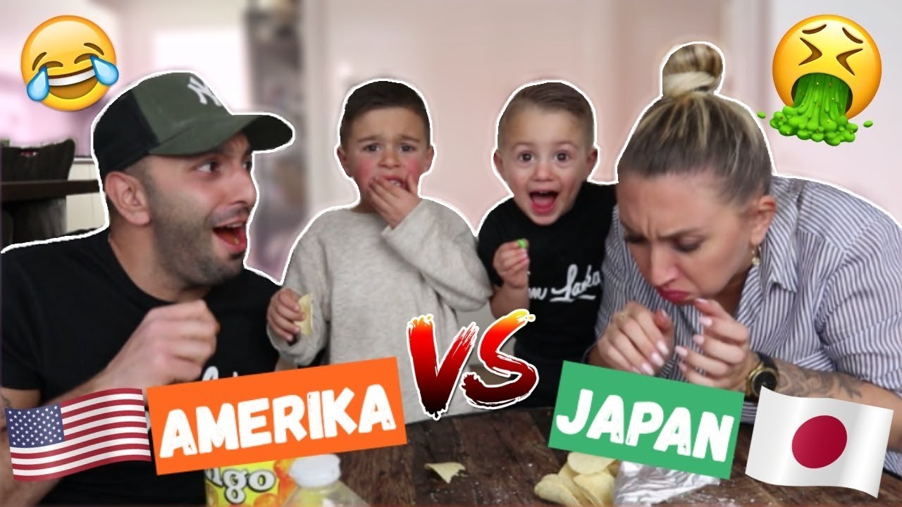 AMERIKAANS VS JAPANS SNOEP PROEVEN | LAKAP JUNIOR