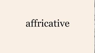 affricative